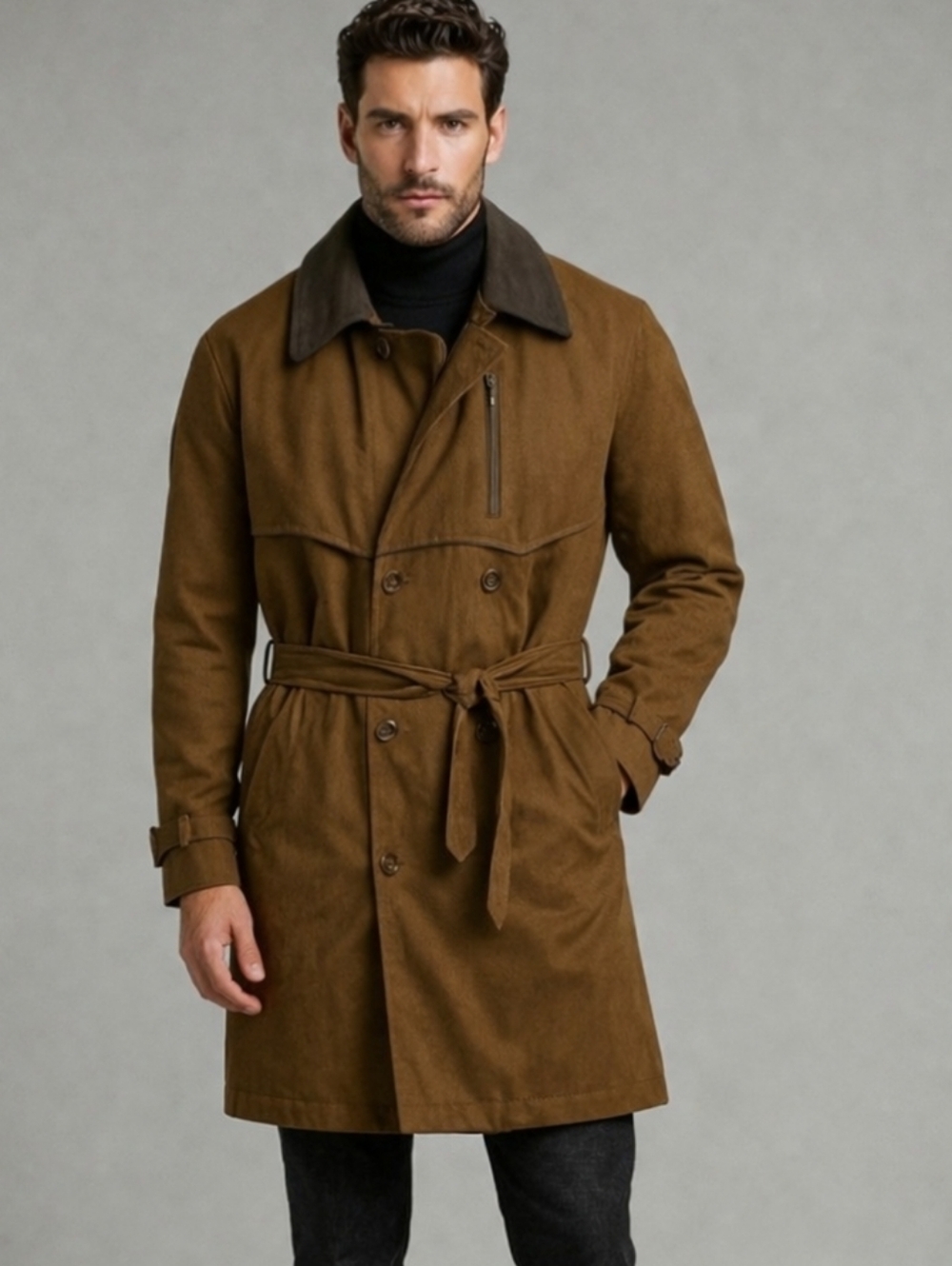 Harry Rosen | Harry II Vintage Inspired Lined Trench Coat - Picture 16 of 16